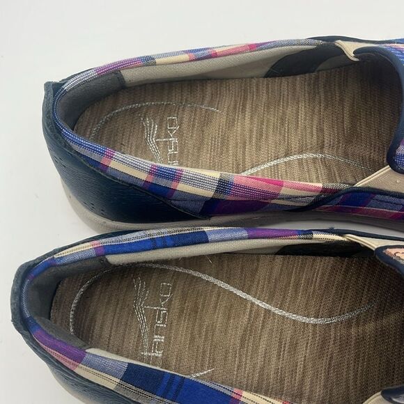 Dansko belle madras plaid fabric slip on sneaker - Picture 7 of 7